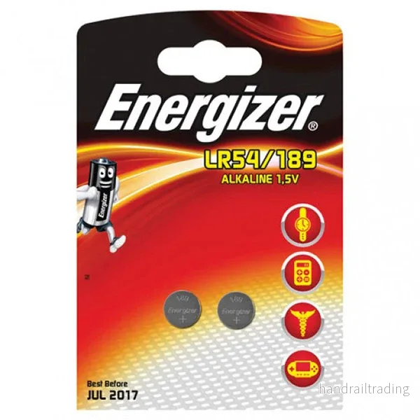 Energizer-batteri lr54/189 till kikare 1,5v 2st. Energizer-batteri lr54/189 till kikare 1,5v 2st.