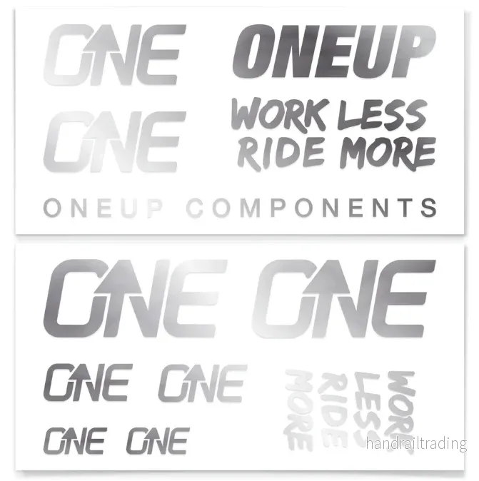 OneUp HB Decal Kit Silver OneUp HB Decal Kit Silver