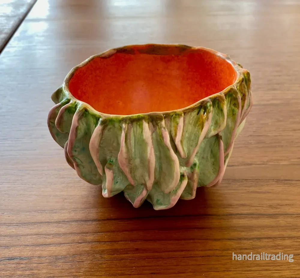 Per Hammarström - Small orange porcelain bowl - Bild 2
