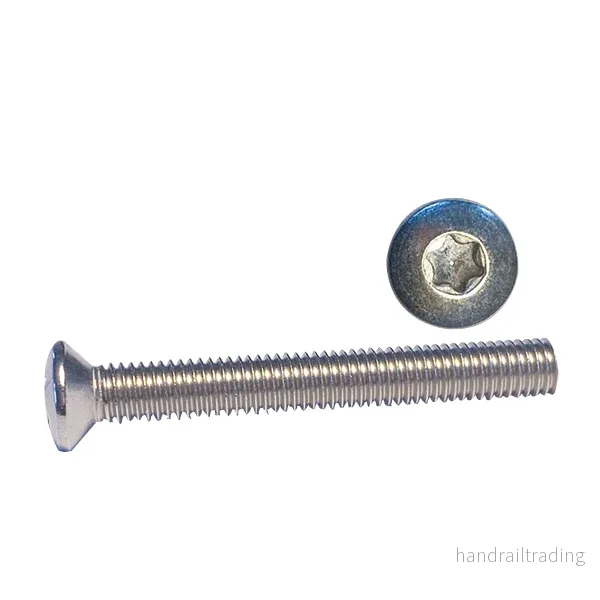 Maskinskruv kullerförsänkt. Torx 4×30 A4 ISO14584 10st.
