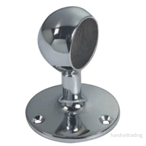 Ändstycke kromad mässing 30mm stolpe Ändstycke kromad mässing 30mm stolpe