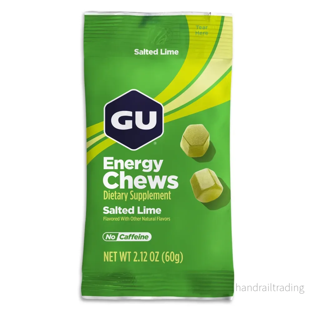 GU Energy Chews Salt Salted Lime (60 g)