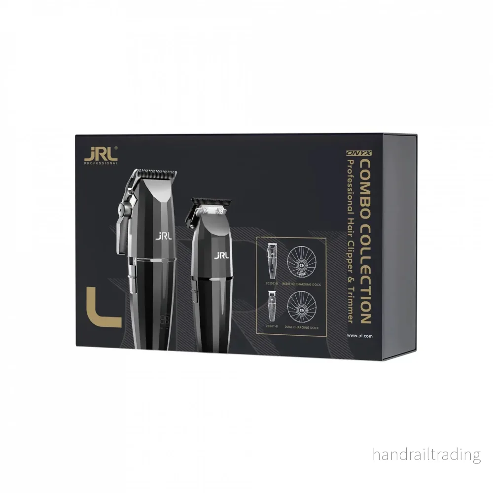 JRL Onyx Collection Combo Kit – hårklippare och trimmer - Bild 2