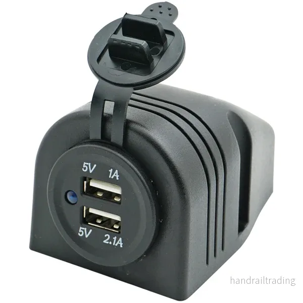 1852 engångsuttag med dubbla USB-uttag 5V 1 och 2,1Amp 1852 engångsuttag med dubbla USB-uttag 5V 1 och 2,1Amp
