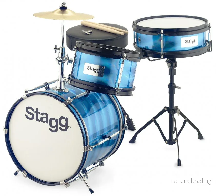TIMJR 3/12BBL 3Pc 12″Jr Drset+Hw/Throne-Blue TIMJR 3/12BBL 3Pc 12″Jr Drset+Hw/Throne-Blue