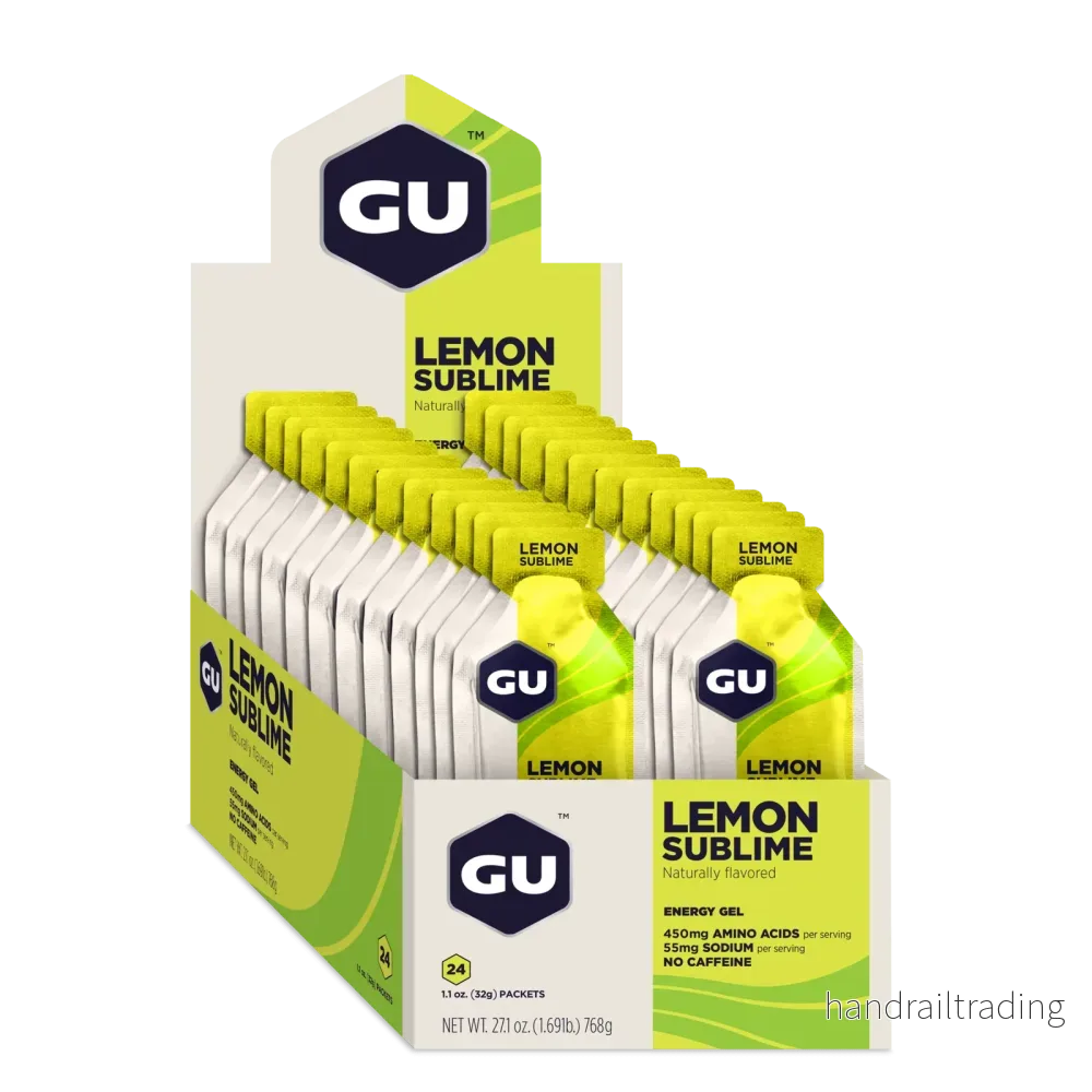 GU Energy Energy gel Lemon Sublime (24 x 32 g) GU Energy Energy gel Lemon Sublime (24 x 32 g)