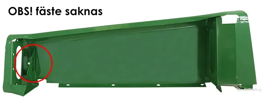 Bakskärm JD tysk modell (grön, höger) (OUTLET)