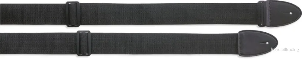 SN5BLK/XL Nylon Guitar Strap/2″/Black/X