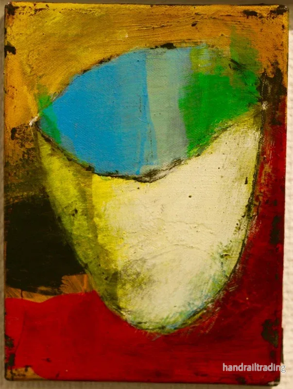 Inga Björstedt - Rice bowl (Risskål), oil tempera painting