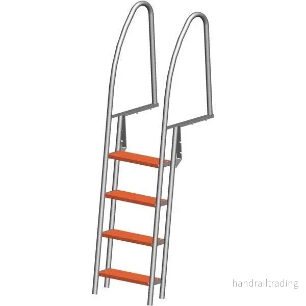 Bryggstege 4 steg RF 304 längd 190cm bredd 49cm Bryggstege 4 steg RF 304 längd 190cm bredd 49cm