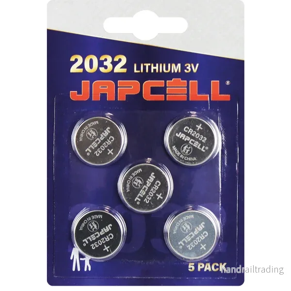 Japcell CR2032 3V litium batteri 5 st