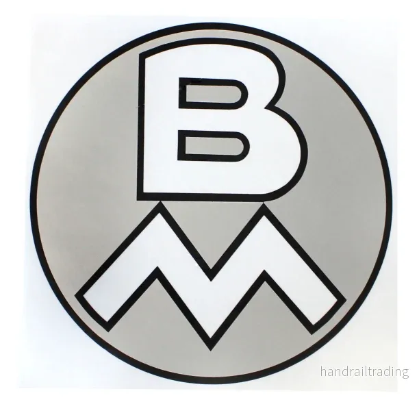 Dekal Volvo BM Bakskärm Silver (Glasskåpet)