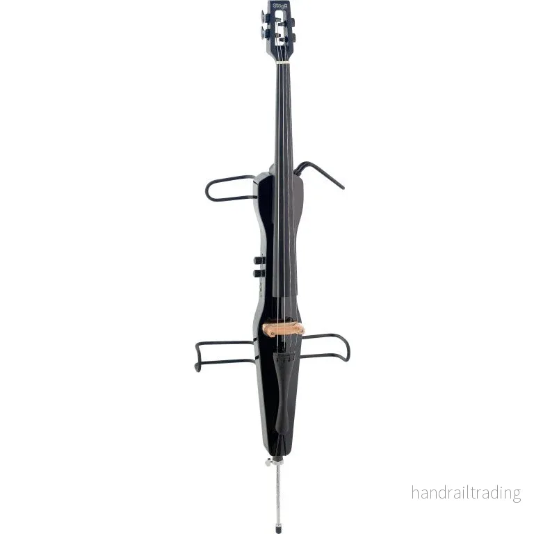 ECL 4/4 BK Cello/Carrying bag/Bow Black