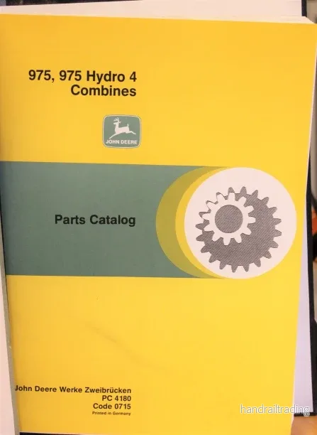 BEG. Reservdelsbok JD 975, 975 Hydro 4