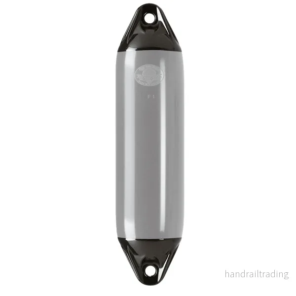 Polyform F01S fender 370x130mm grå/svart