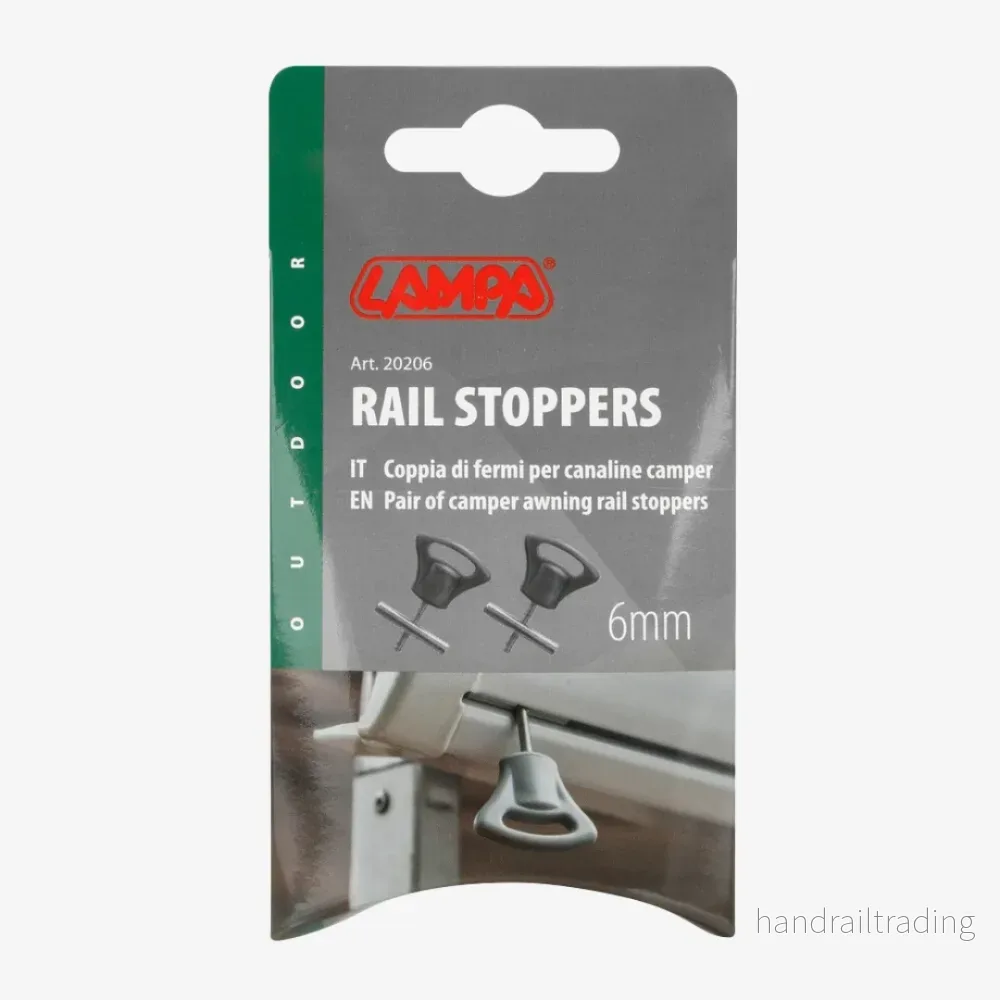 Ändstopp för markisskena – Ø6 mm, 2-pack Ändstopp för markisskena – Ø6 mm, 2-pack