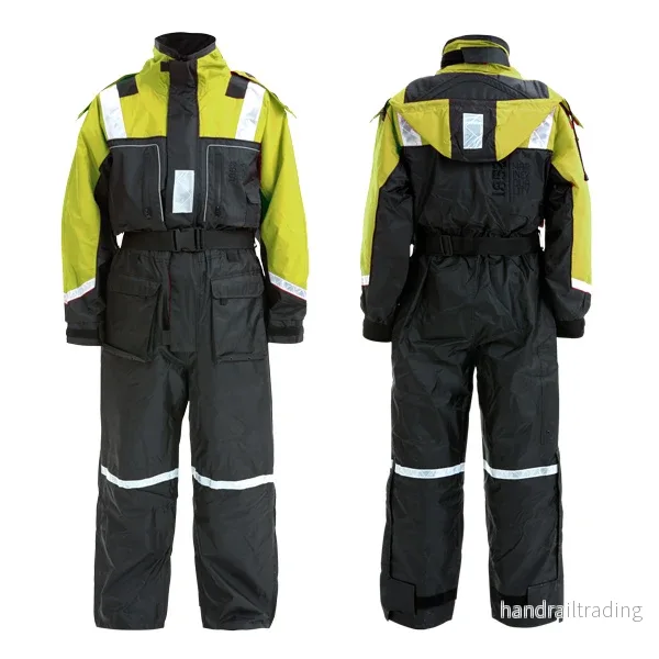 1852 flytoverall svart/gul 50N EN ISO 12402-6, strl S