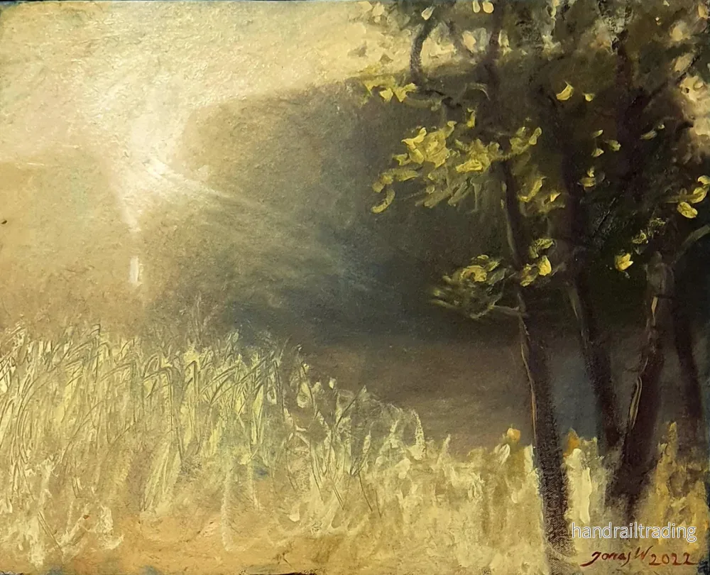 Jonas Wickman – Solkyss II (Solkyss II), oil painting