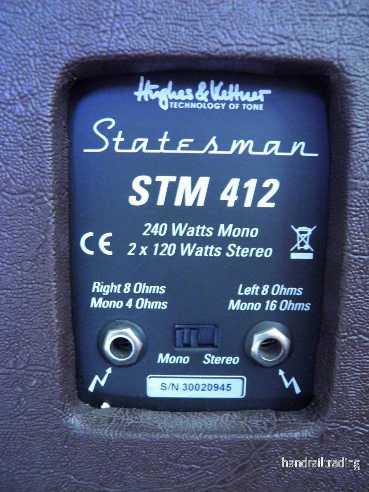 Hughes & Kettner Statesman STM412 Cabinet - Bild 2