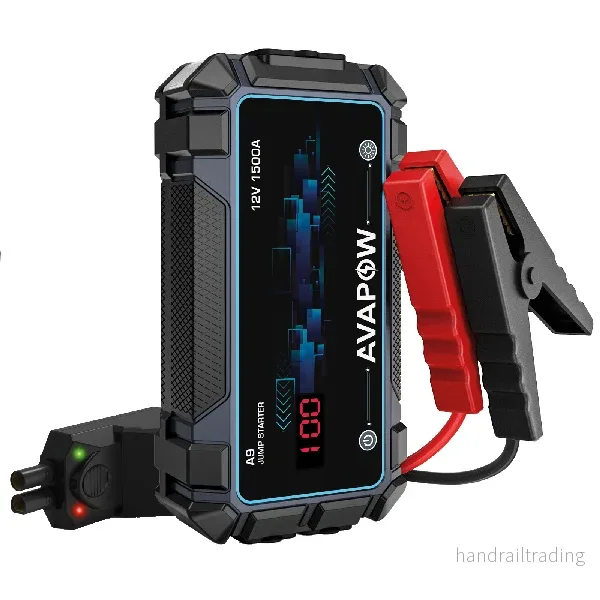 Avapow Jump starter A9, 12V, peak 1500Amp Avapow Jump starter A9, 12V, peak 1500Amp