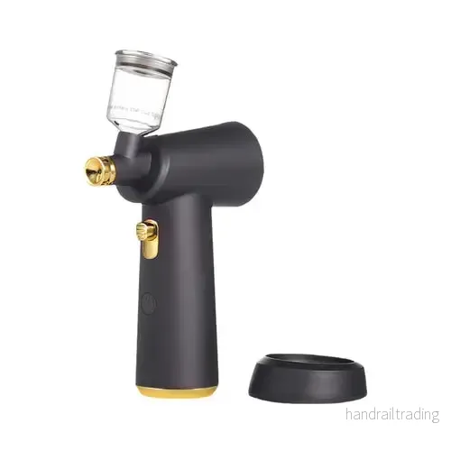 Black Airbrush Wireless Charging