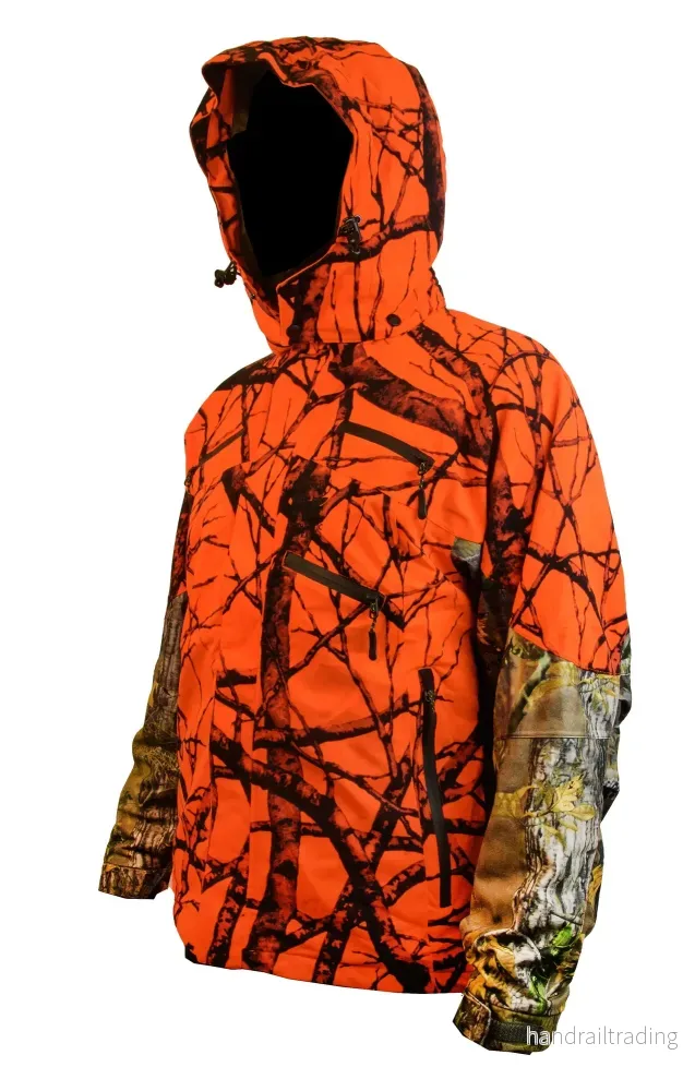 Hunting jacket camou green and blaze Hunting jacket camou green and blaze