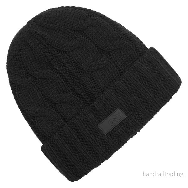 Gill HT 56 ribbstickad mössa, svart