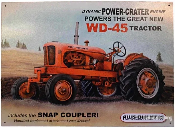Skylt Allis Chalmers WD45