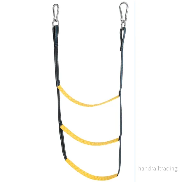 Badstege till gummibåt, av nylon med karbinhakar L-80cm Badstege till gummibåt, av nylon med karbinhakar L-80cm