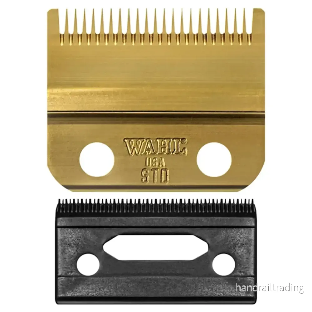 Wahl Professional Stagger Tooth Gold Blade Set DLC Titanium Wahl Professional Stagger Tooth Gold Blade Set DLC Titanium