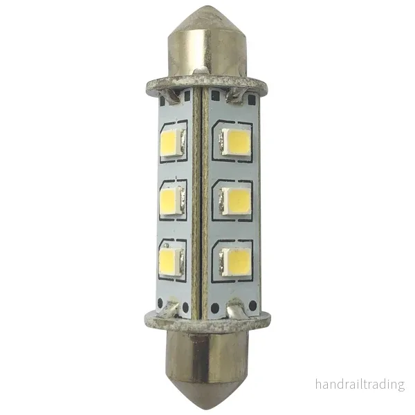 1852 LED-lantern pinol/spollampa 42mm 10-36V 1,2/10W 6000K – 2 st.