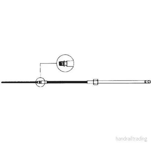 Ultraflex styrkabel M58, 17 fot