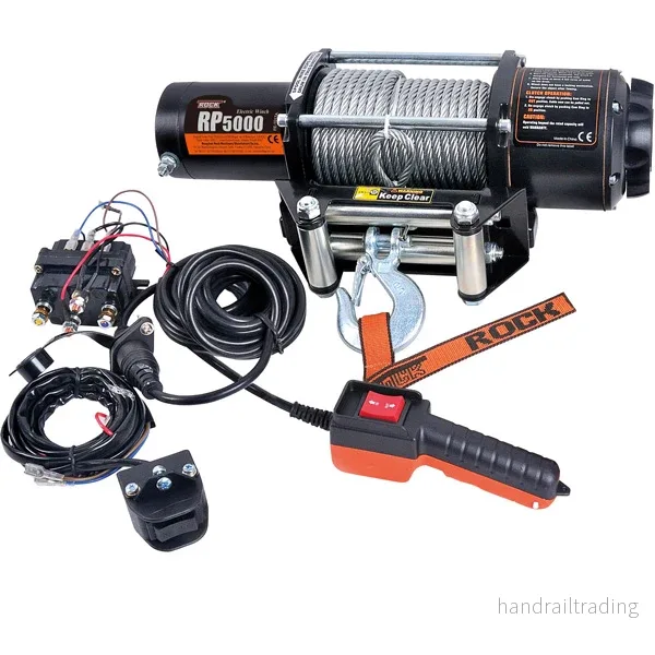 Rock RP5000 el. trailervinsch 12 Vdc 3.8HK (2.8Kw) 2268 kg Rock RP5000 el. trailervinsch 12 Vdc 3.8HK (2.8Kw) 2268 kg