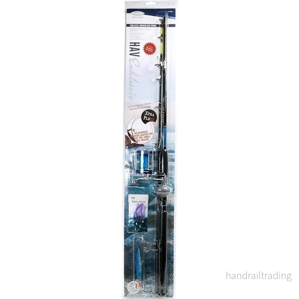 Exklusiv havsfiskeset Warbird 3700 blue& Xtra Flexx boat 210cm