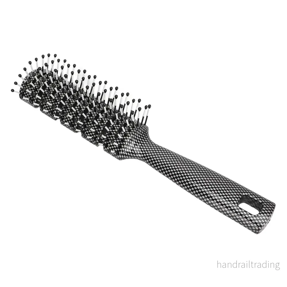 Ventilerad Frisörborste i Kolfibermönster