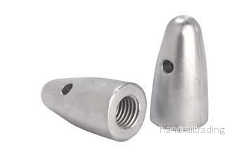 Volvo zinkmutter för axel 40/45mm(828140)