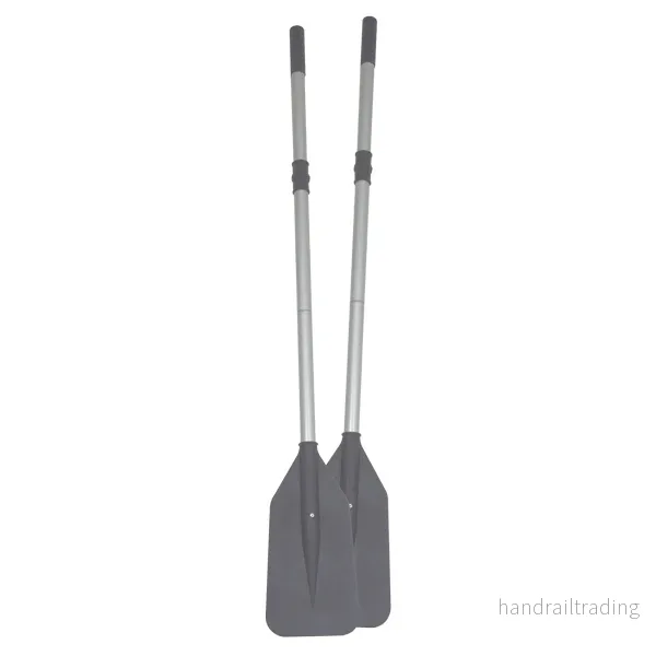 Aquaquick Åror 1 par, grå, 143 cm för gummibåtar 200-250 cm