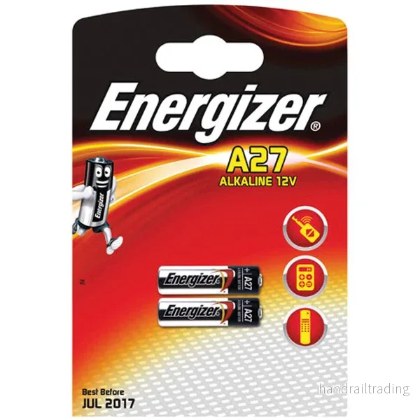 Energizer-batteri mn27/a27 12V för 01.0157 2st. Energizer-batteri mn27/a27 12V för 01.0157 2st.