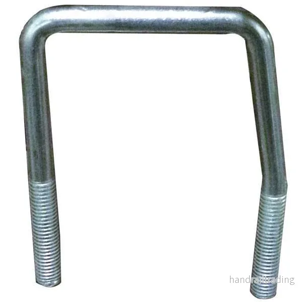 U-bygel för 80×40 mm rör, med mutter U-bygel för 80×40 mm rör, med mutter