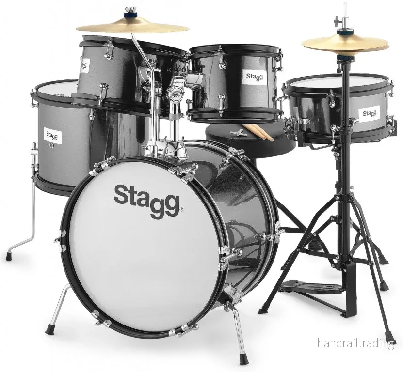 TIMJR5/16BBK 5Pc 16″Jr Drset+Hw/Throne-Bk TIMJR5/16BBK 5Pc 16″Jr Drset+Hw/Throne-Bk