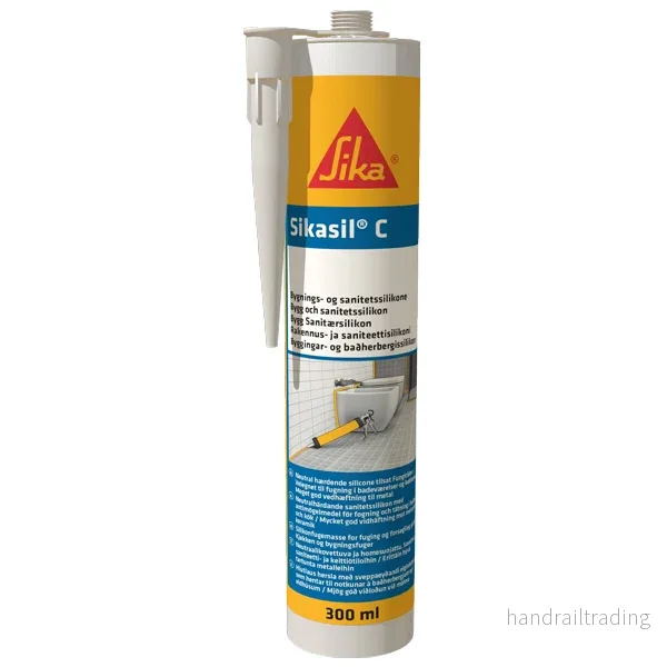 Sikasil-C silikon vit 300 ml patron