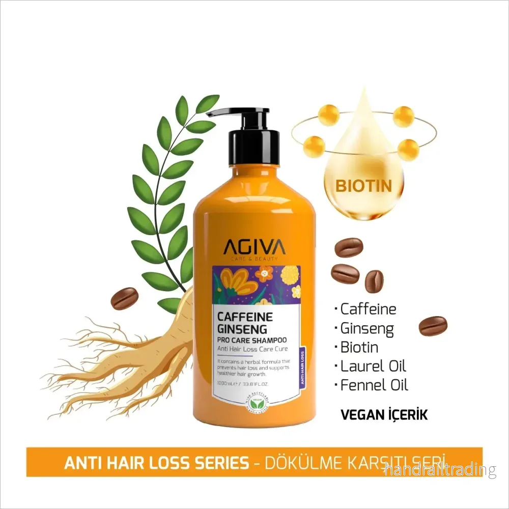 Agiva Caffeine Ginseng Pro Care Shampoo 1000 ml - Bild 3