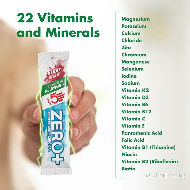 HIGH5 ZERO+ Multivitamin Elektrolyttabletter Citrus 16 × 9 g - Bild 3