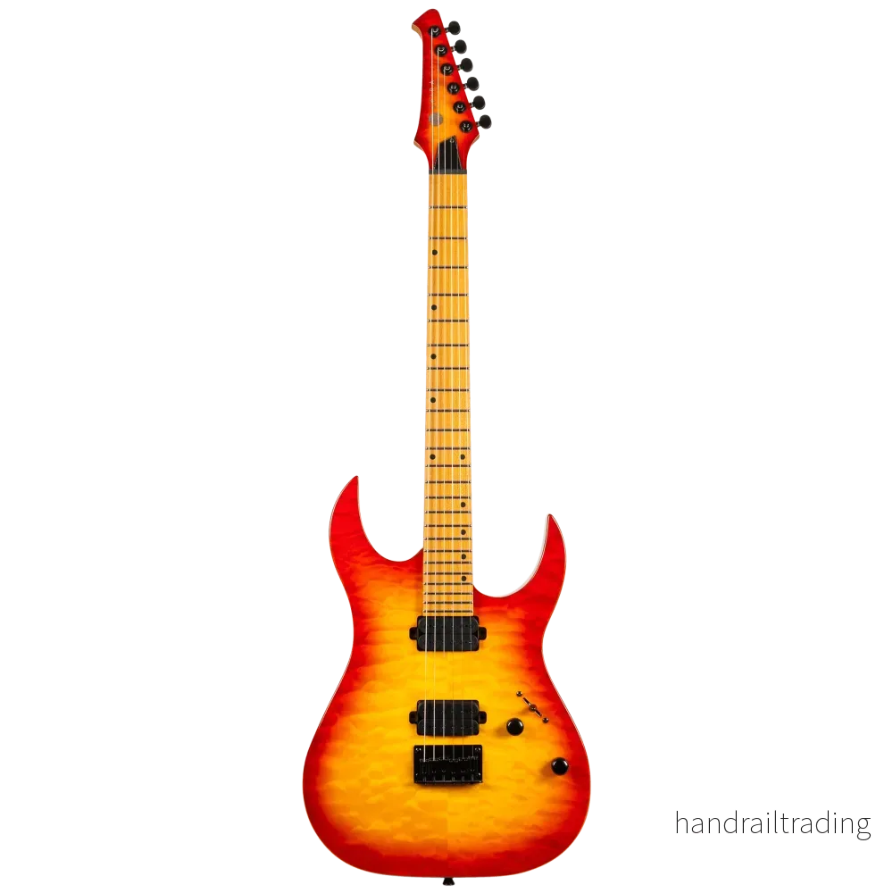 Spira Guitars S-500 QFB Fireburst