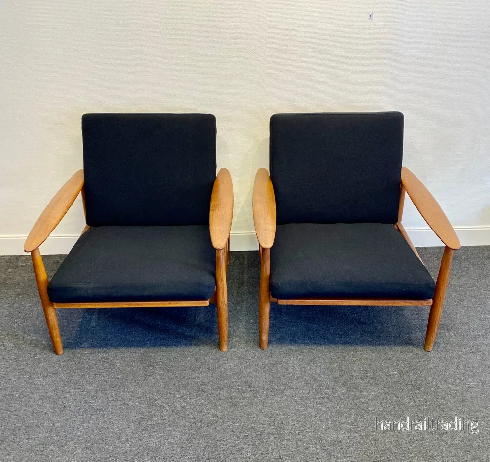 Set of 2 teak easy chairs - Bild 2