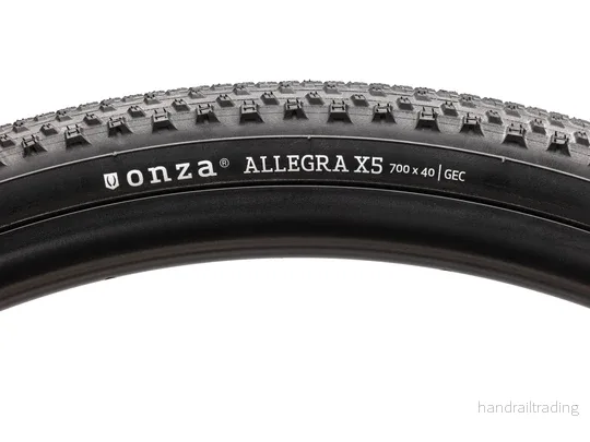 ONZA Allegra X5 Black 700x50C 610g Gravel vikbart däck ONZA Allegra X5 Black 700x50C 610g Gravel vikbart däck