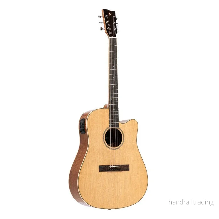 SA45DCE-LW Dread El.Ac Cut Spruce Lacewoo