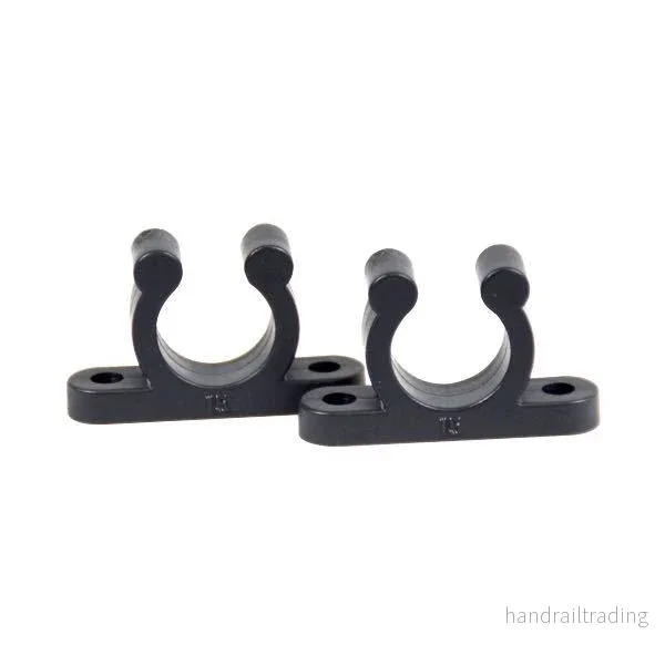 Nylonclips 25 mm 2 st med utv. hål Nylonclips 25 mm 2 st med utv. hål