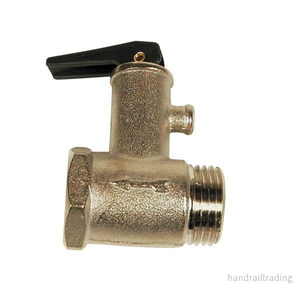 Säkerhetsventil 1/2″ 4 bar.