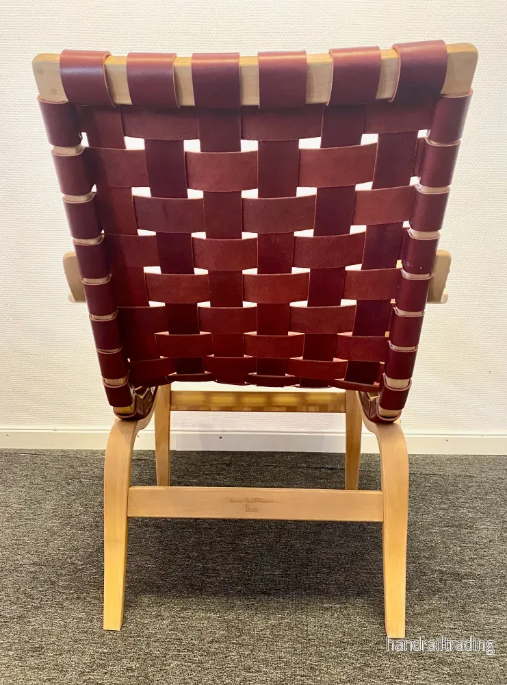 Bruno Mathsson - Set of 2 Eva-chairs with leather girths - Bild 3